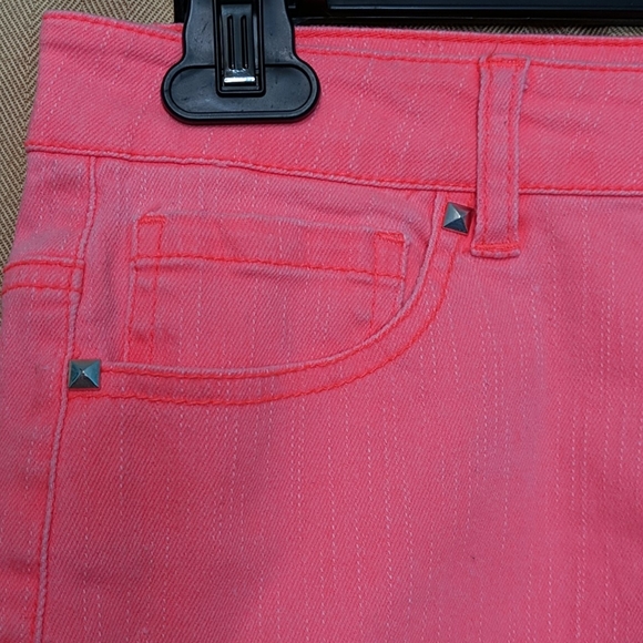 Forever 21 cut off tangerine jean shorts - Picture 3 of 7